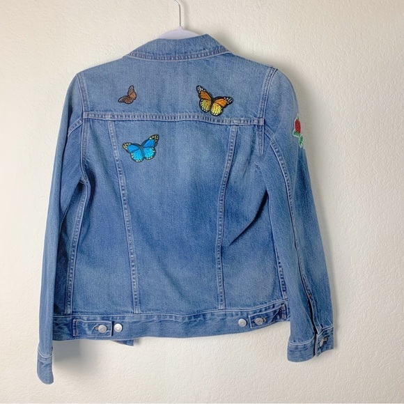 Madewell The Jean jacket Medford wash with patches S - Picture 8 of 8